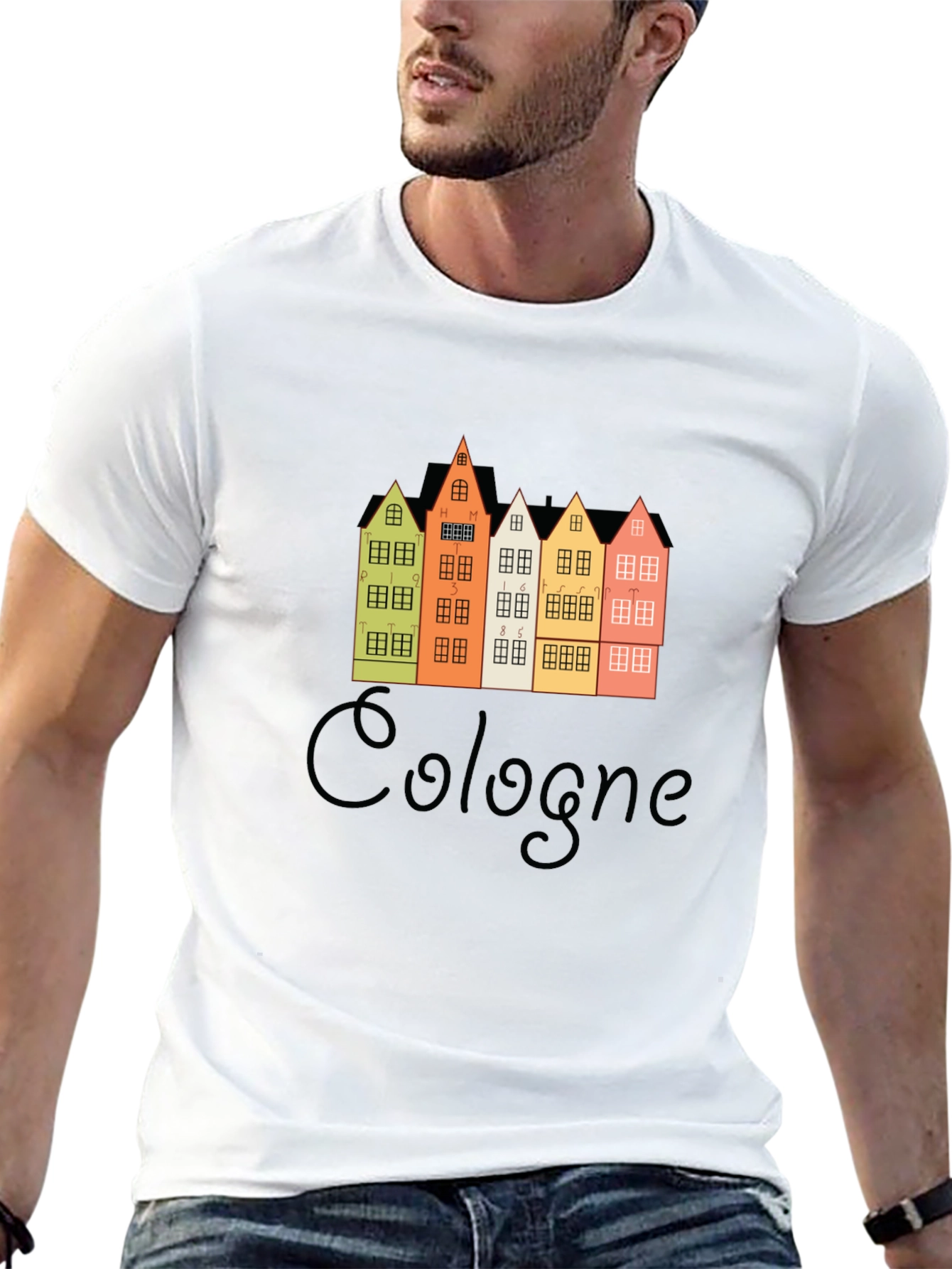 Cologne Germany Buildings Graphic T-Shirt