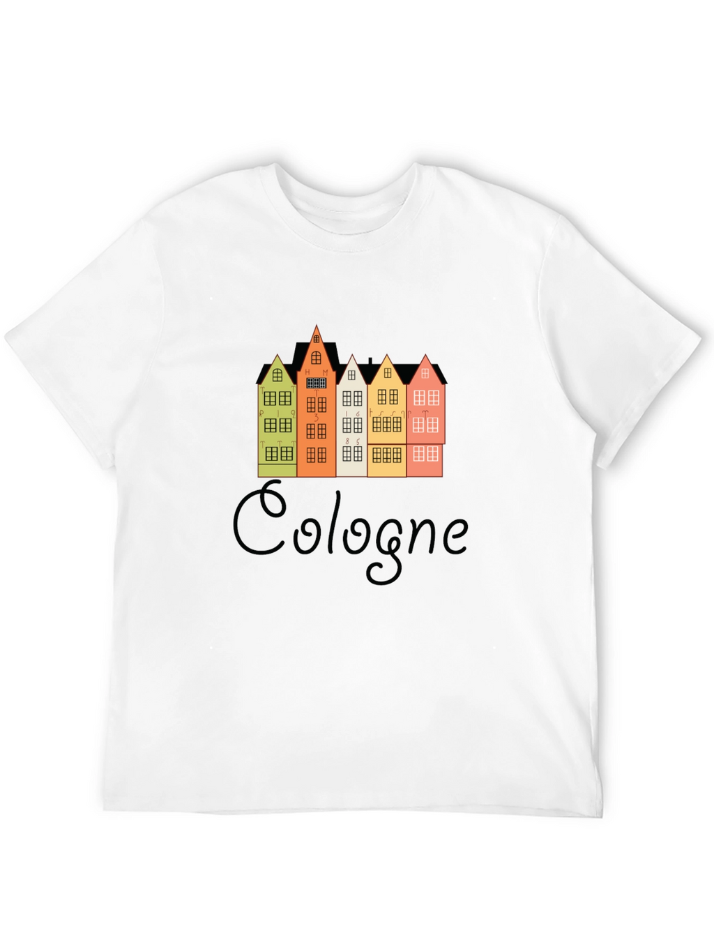 Cologne Germany Buildings Graphic T-Shirt