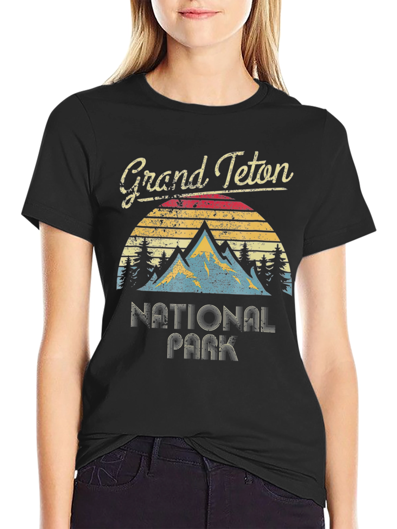 Grand Teton National Park T-Shirt - Vintage Design