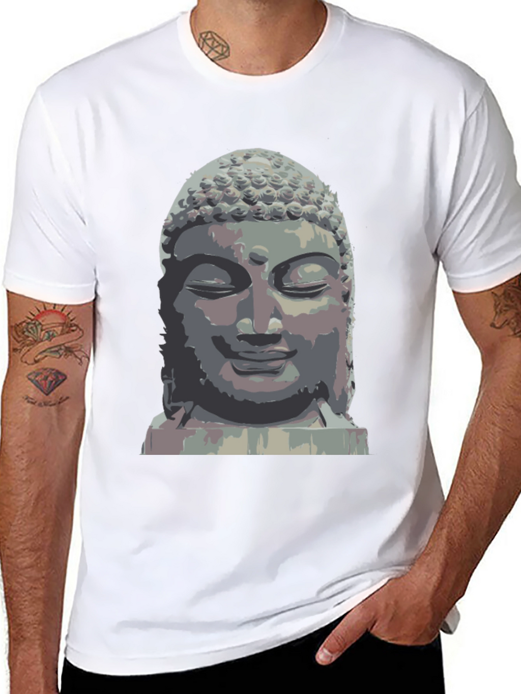 Buddha Graphic Tee - Peaceful Vibes