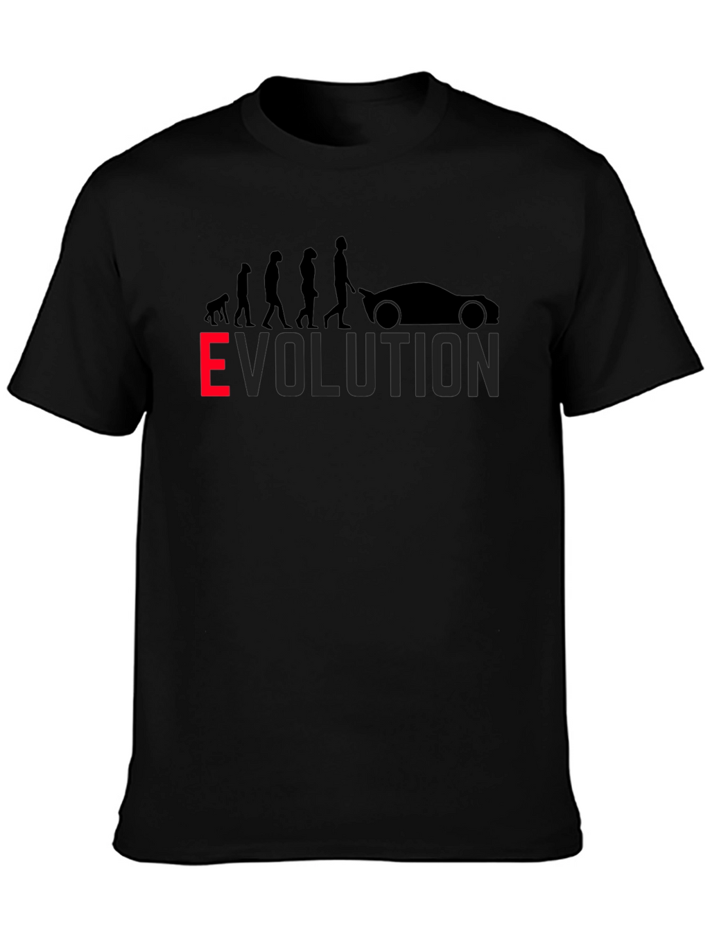 Evolution Car Lover T-Shirt - Black