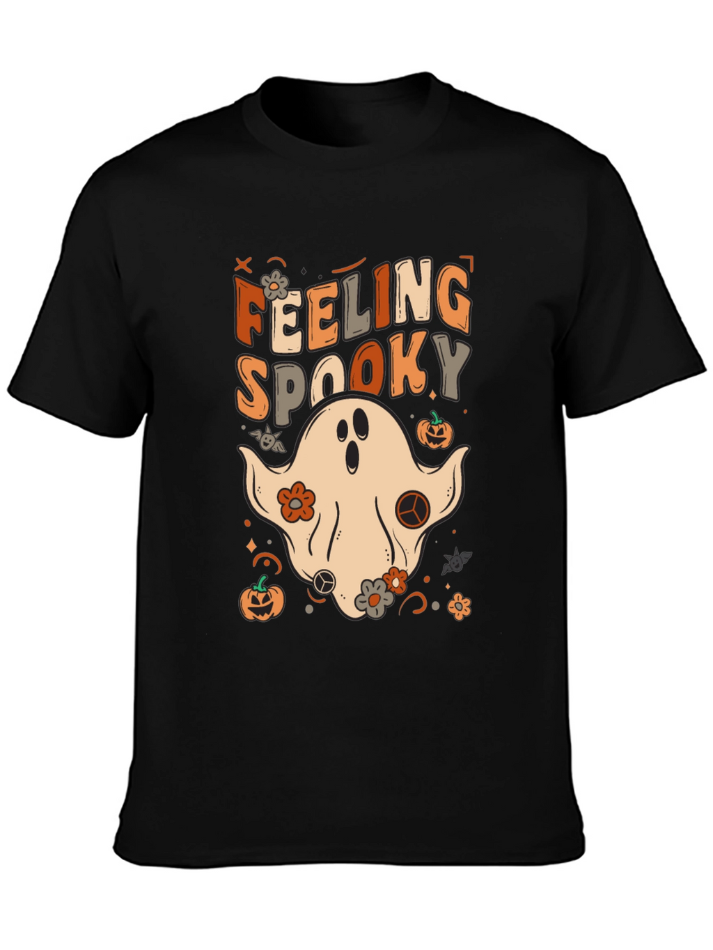 Feeling Spooky Graphic Halloween T-Shirt