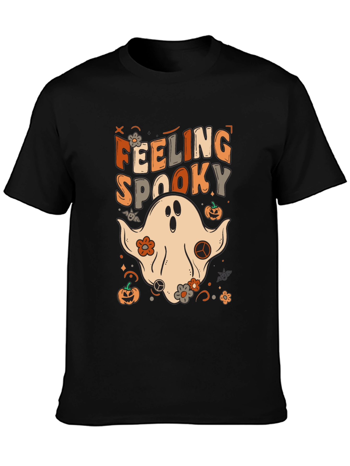 Feeling Spooky Graphic Halloween T-Shirt