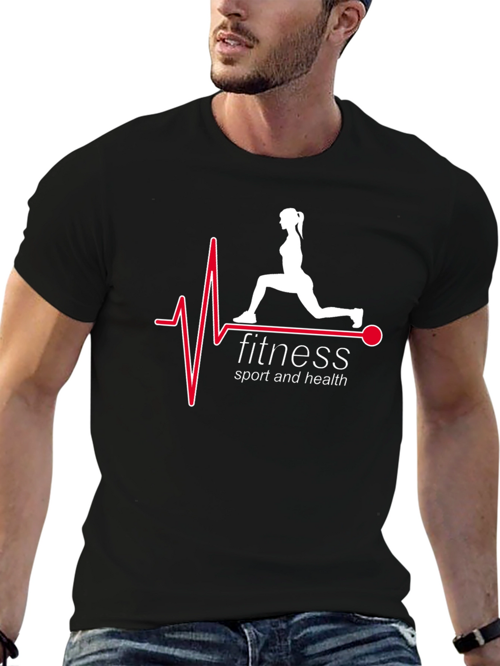 Fitness Sport Health Graphic Tee
