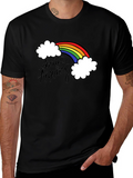 Social Anxiety Rainbow T-Shirt - Soft Cotton Tee
