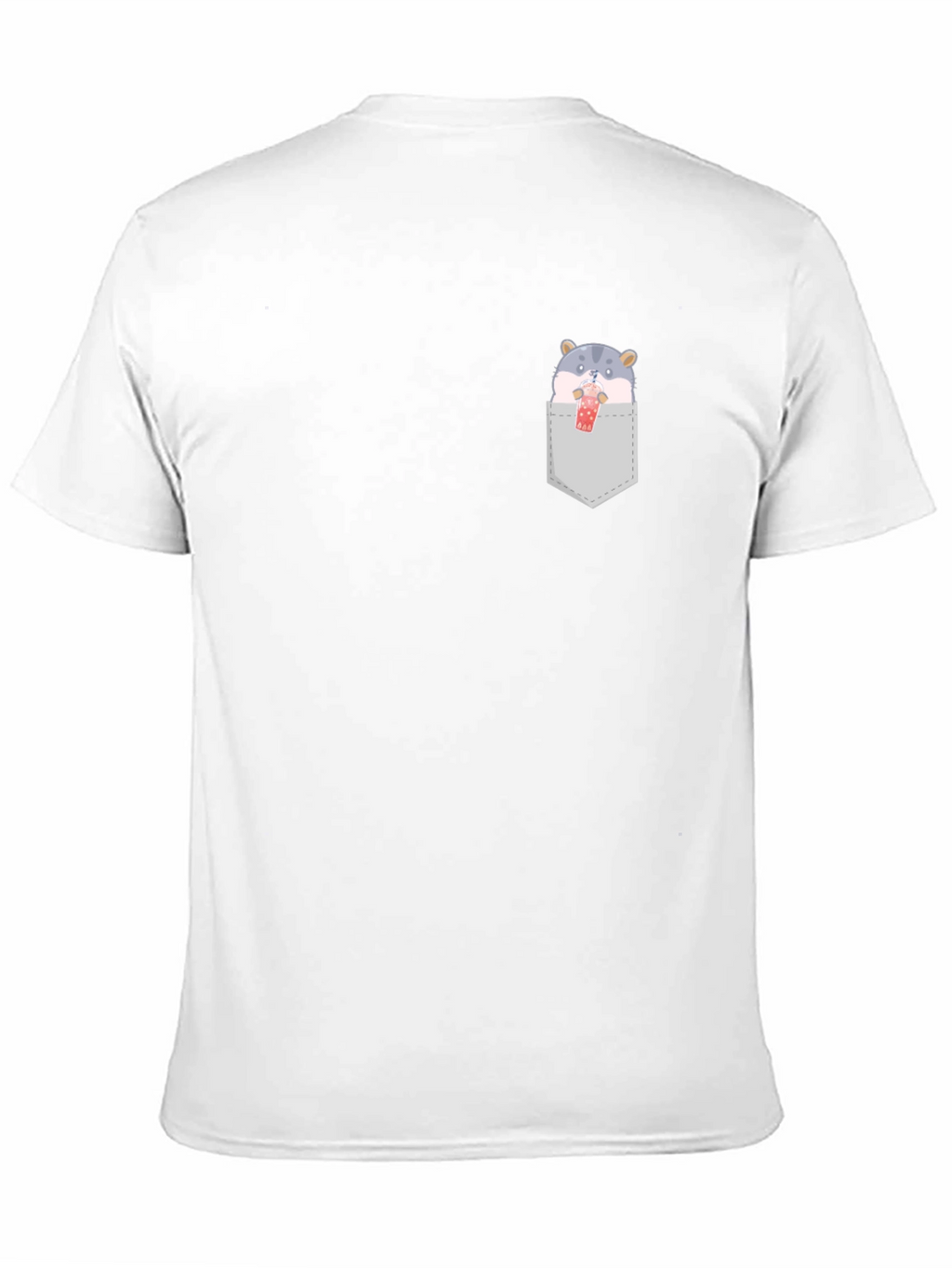 Cute Hamster Boba Pocket T-Shirt