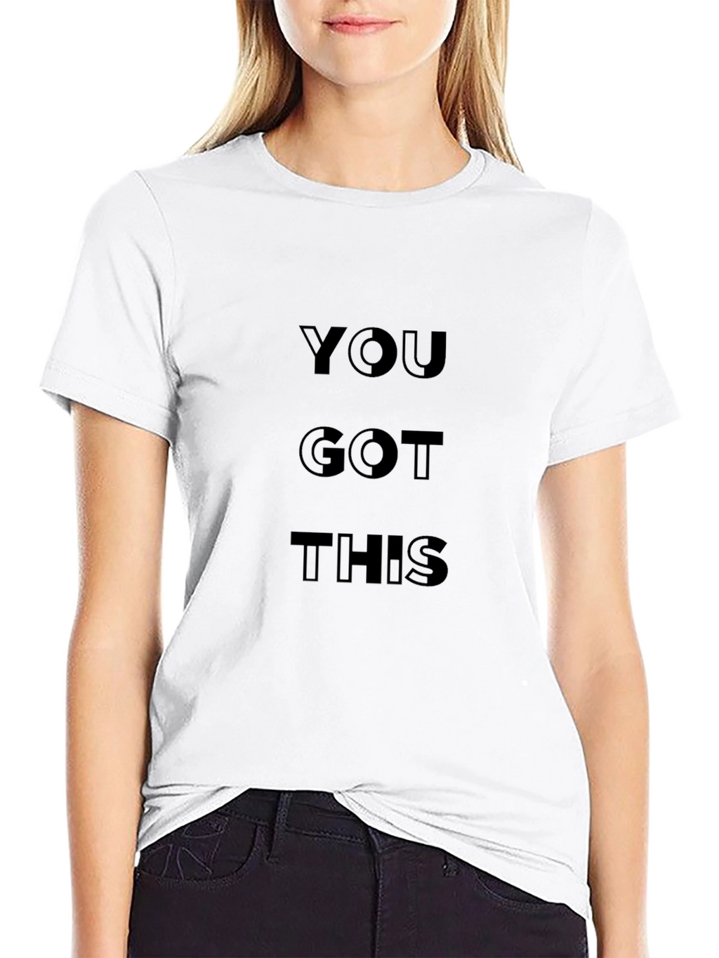 Motivational T-Shirt: You Got This Black Tee