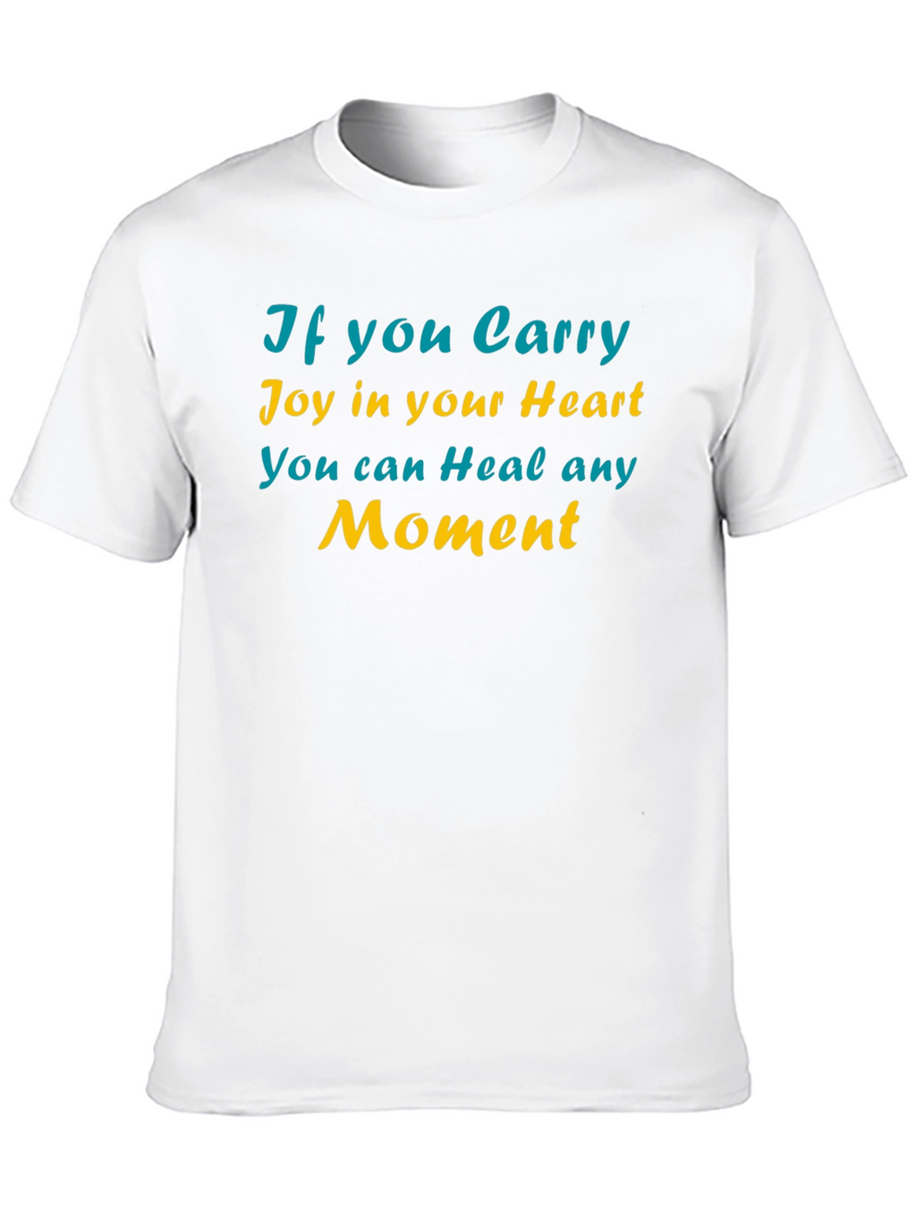 Joyful Heart Healing Moment Black T-Shirt