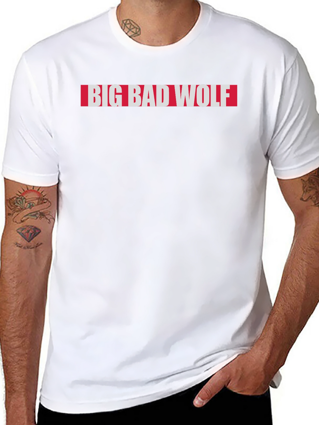 Big Bad Wolf Graphic Tee - Soft Cotton Blend
