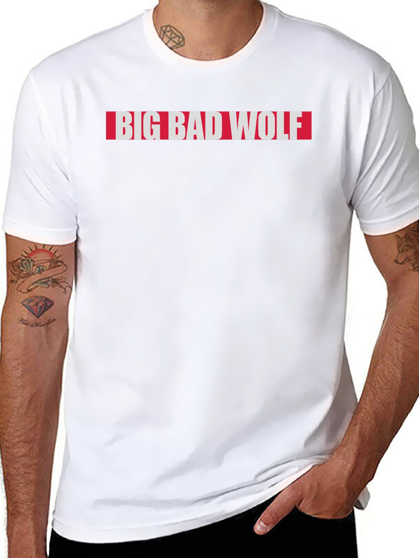 Big Bad Wolf Graphic Tee - Soft Cotton Blend