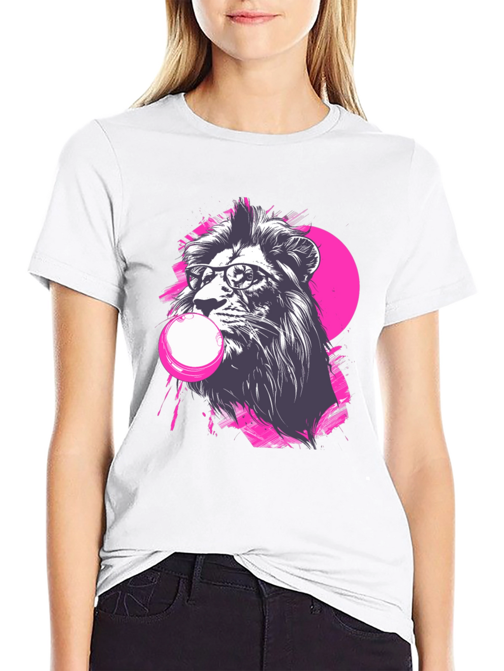 Cool Lion Bubblegum Graphic Tee