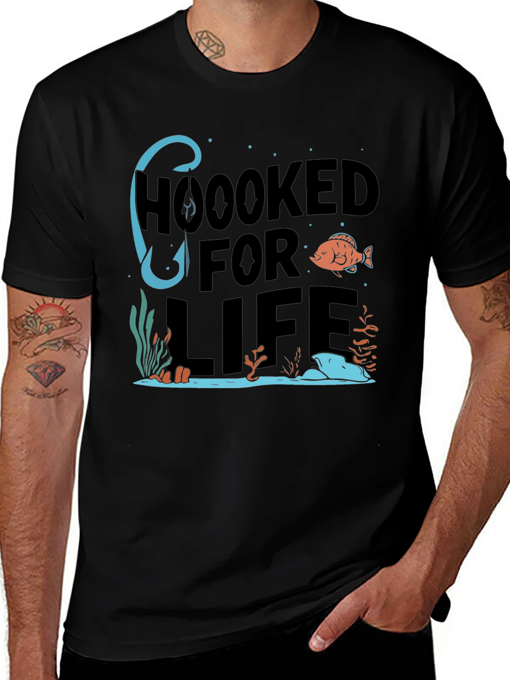 Hooked For Life Graphic Tee