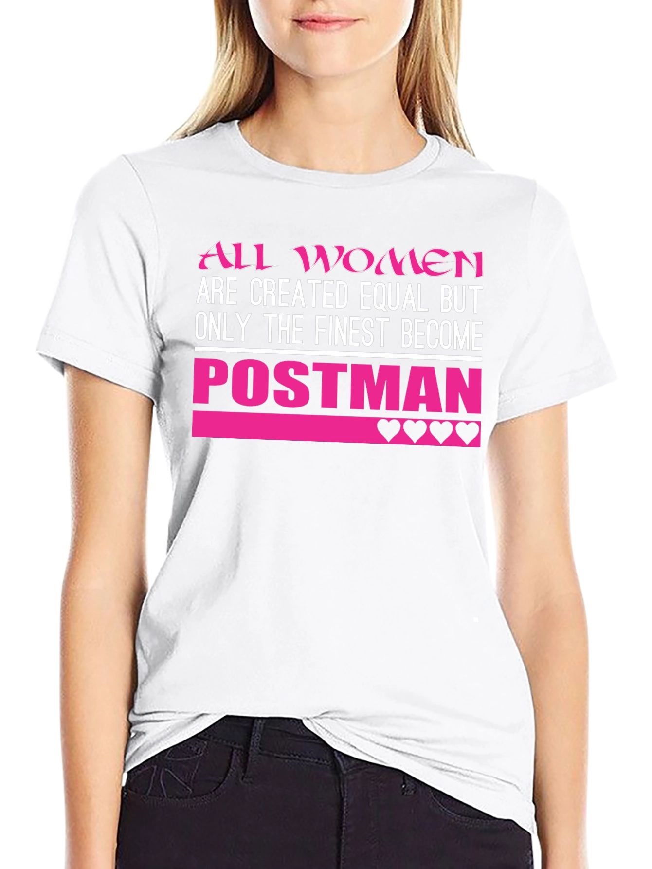 Finest Women Postman T-Shirt - Black