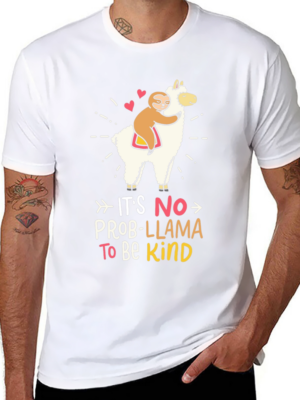 Its No Prob-Llama To Be Kind T-Shirt