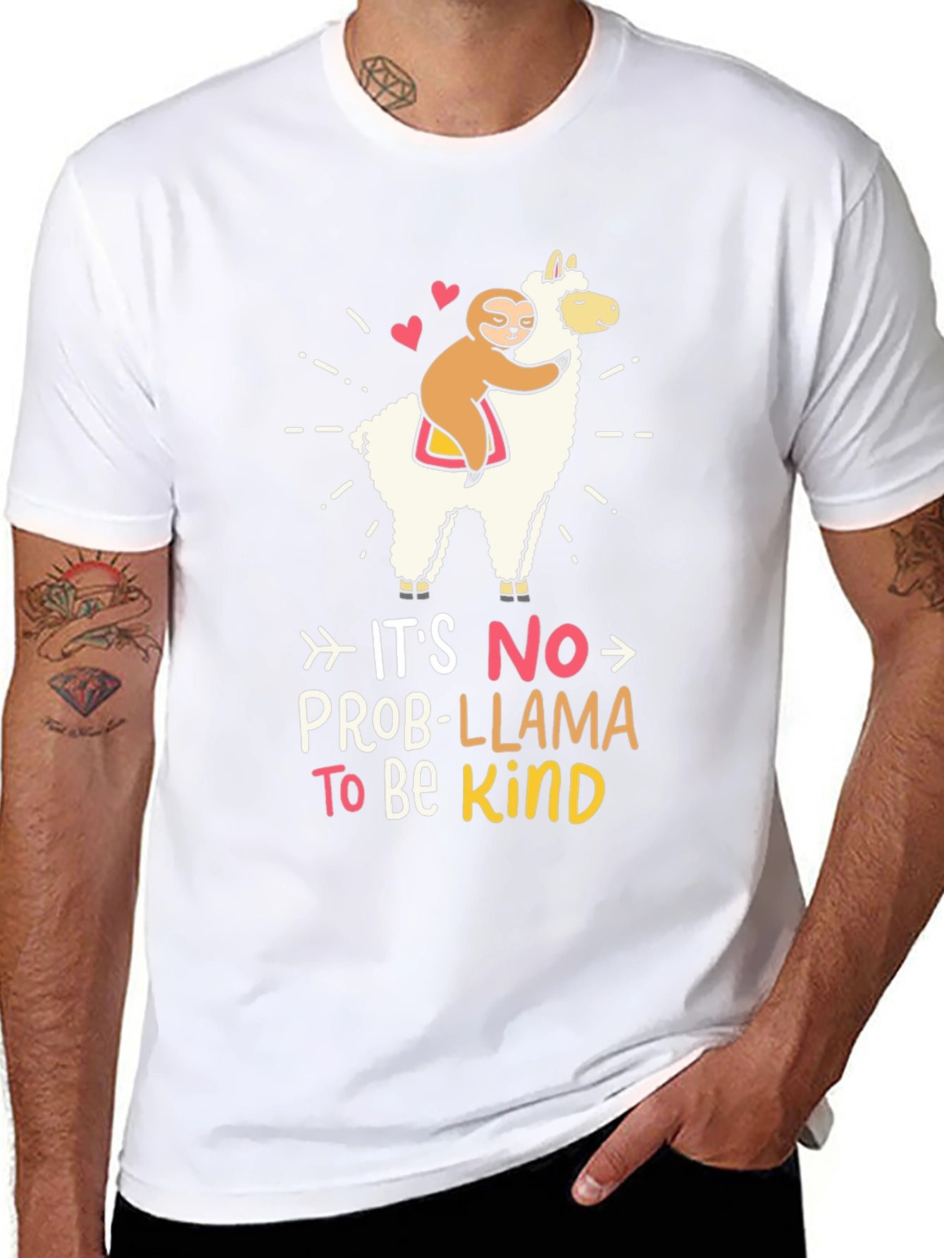 Its No Prob-Llama To Be Kind T-Shirt