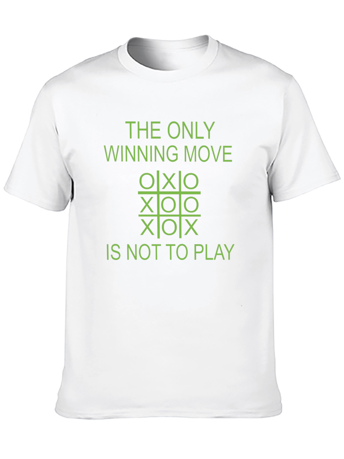 The Only Winning Move Tic-Tac-Toe Graphic Tee