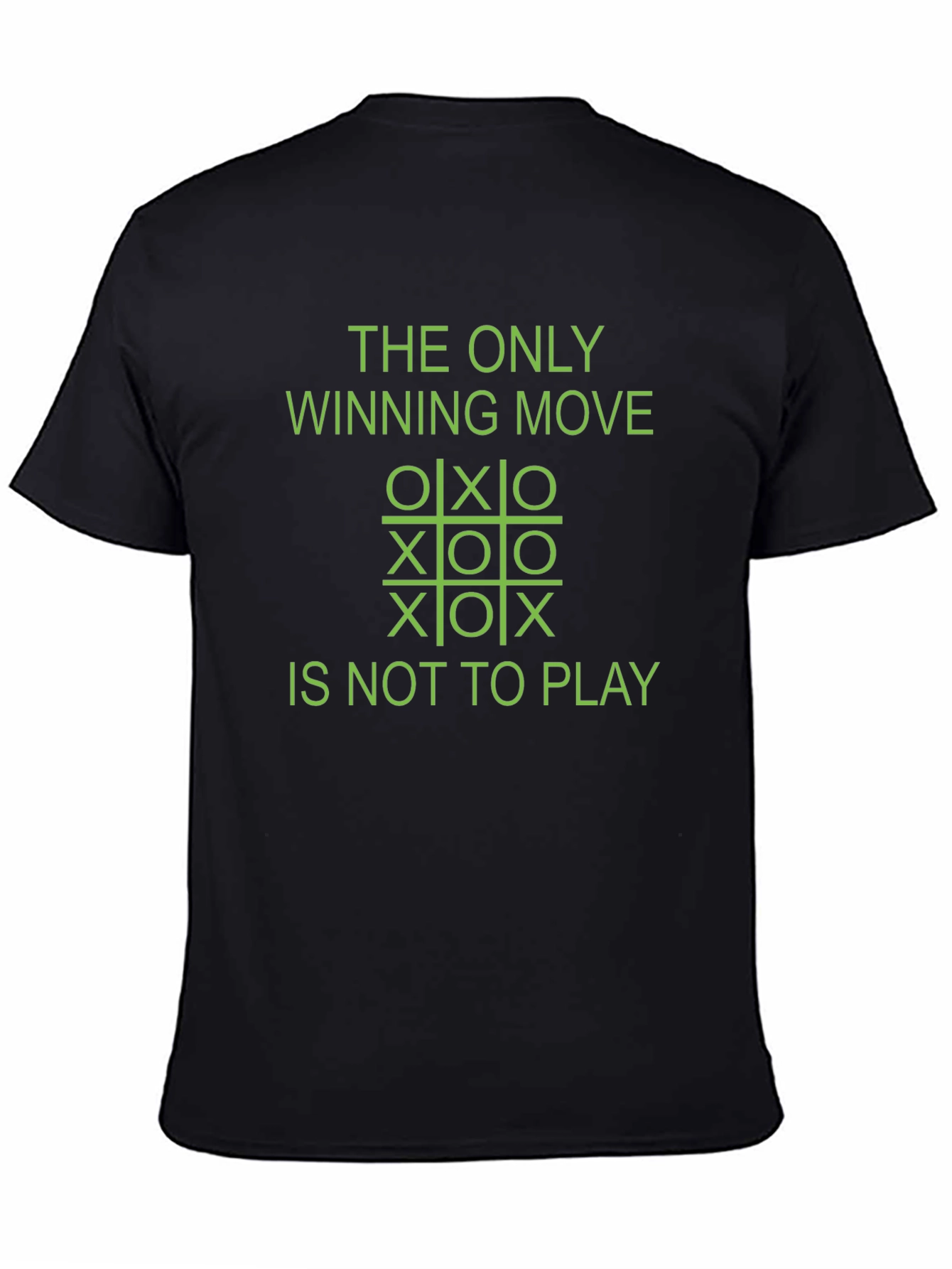 The Only Winning Move Tic-Tac-Toe Graphic Tee