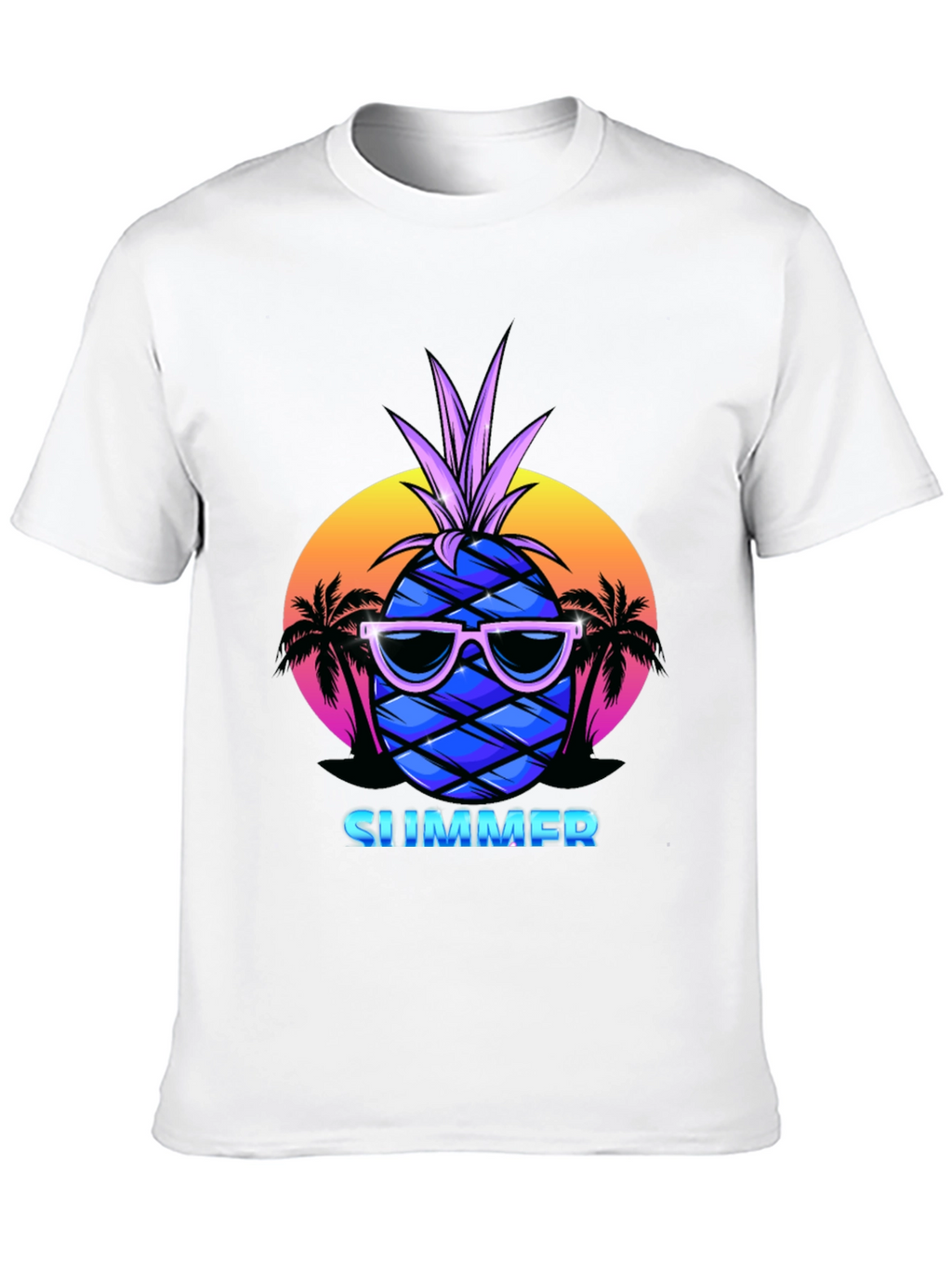 Summer Pineapple T-Shirt - Vacation Vibes