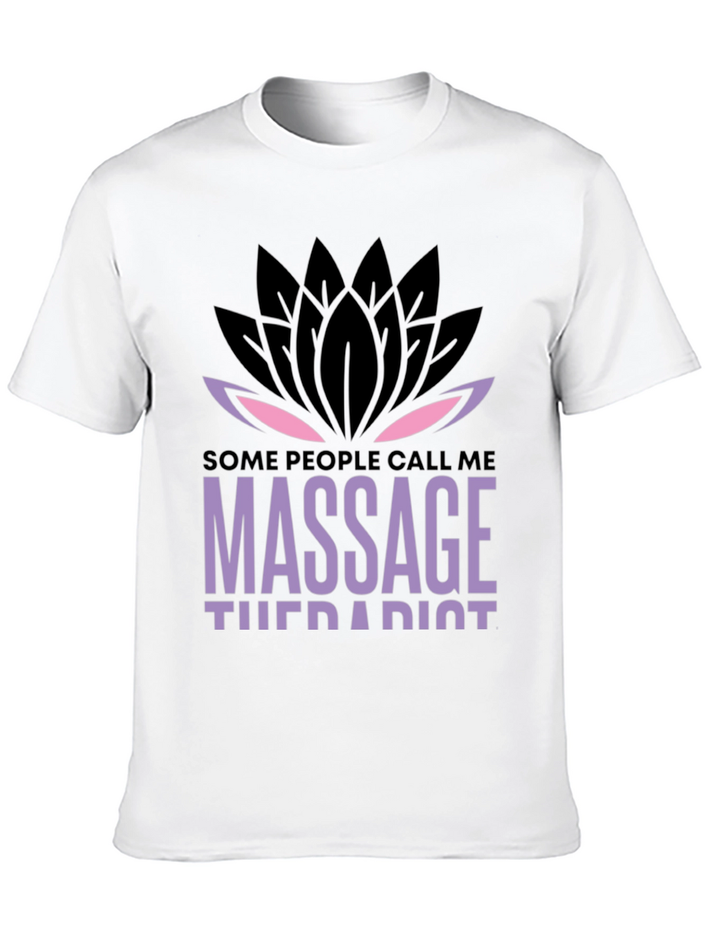 Massage Therapist Lotus Graphic T-Shirt - Unique Design
