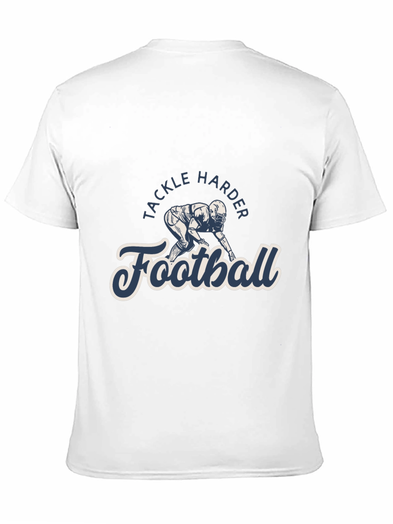 Tackle Harder Football Graphic Tee