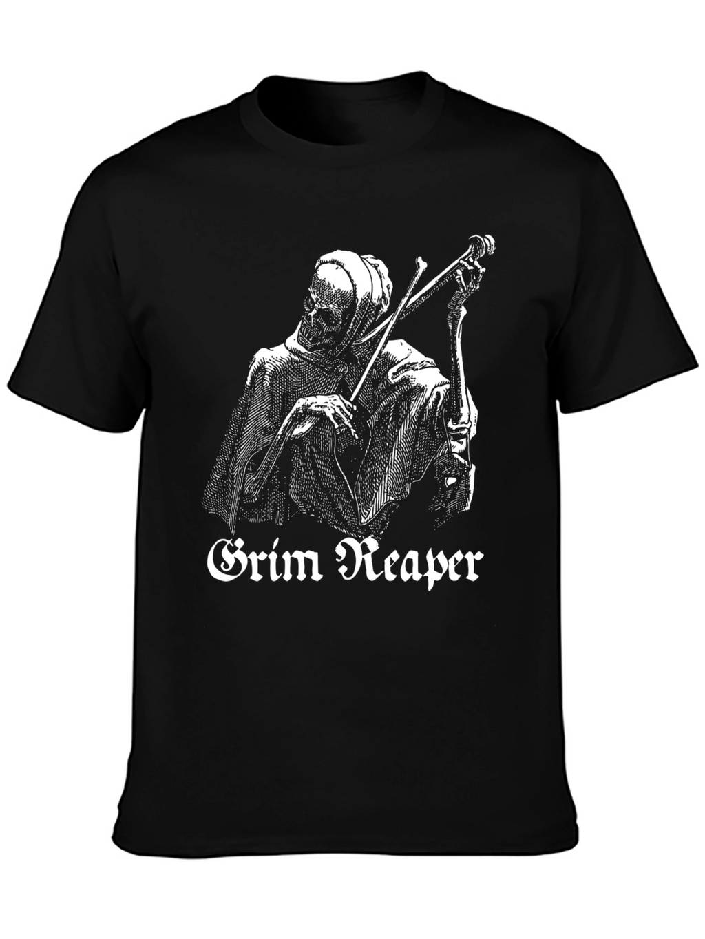 Grim Reaper Violinist Black T-Shirt