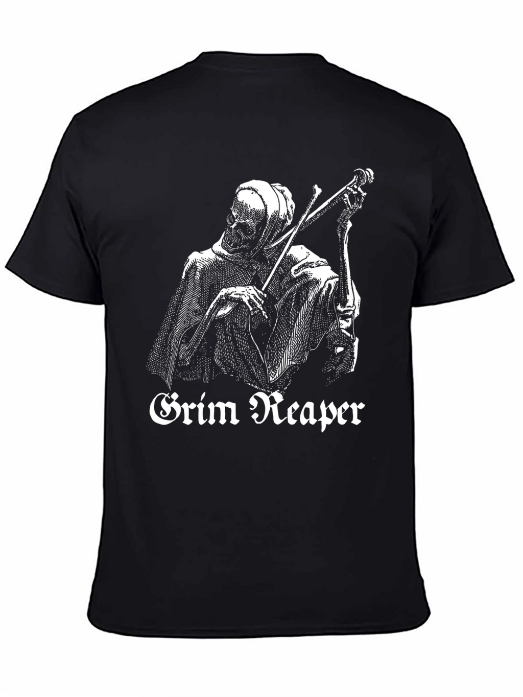 Grim Reaper Violinist Black T-Shirt