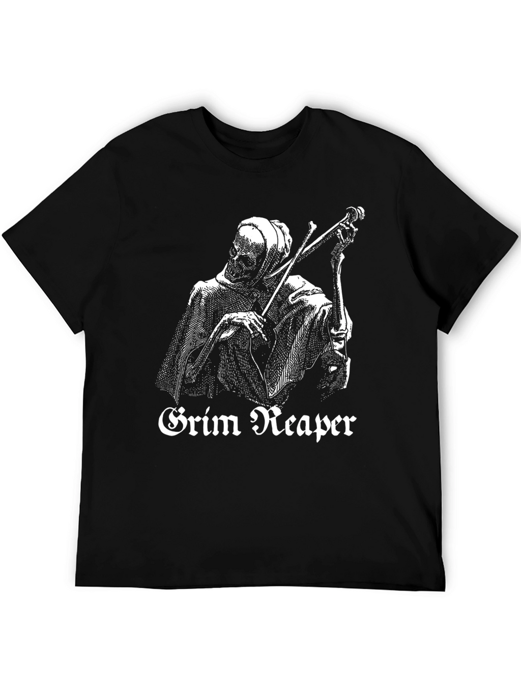 Grim Reaper Violinist Black T-Shirt