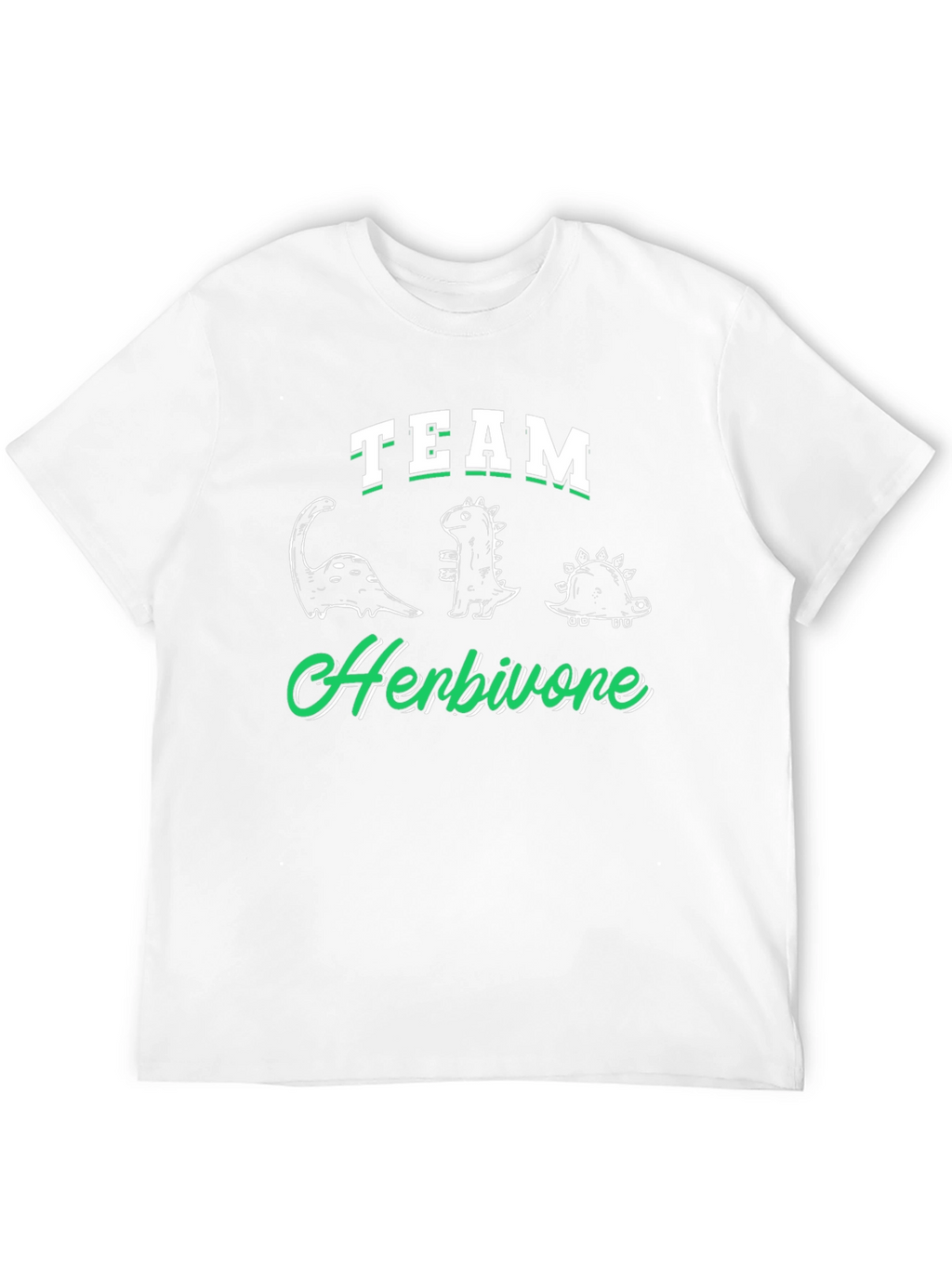 Team Herbivore Dinosaur T-Shirt - Cute Graphic Tee