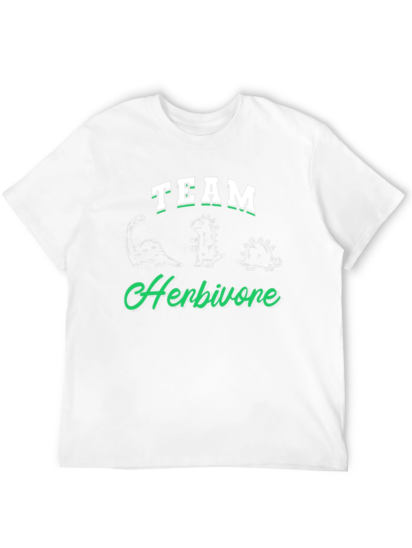 Team Herbivore Dinosaur T-Shirt - Cute Graphic Tee