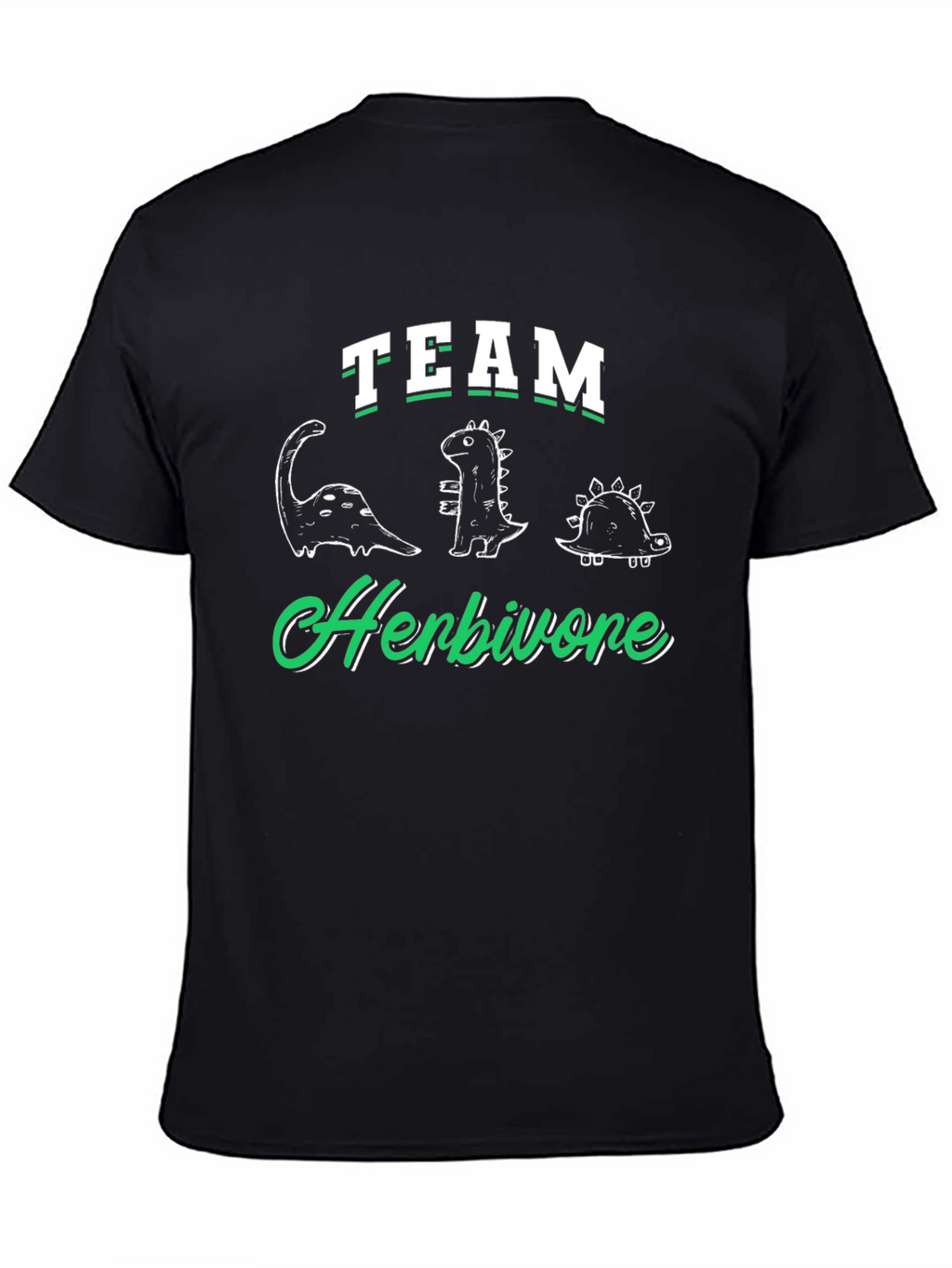 Team Herbivore Dinosaur T-Shirt - Cute Graphic Tee