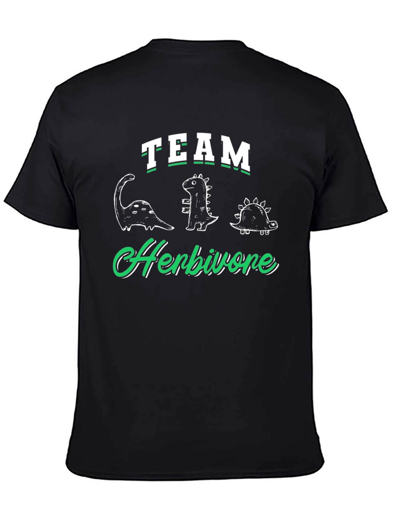 Team Herbivore Dinosaur T-Shirt - Cute Graphic Tee