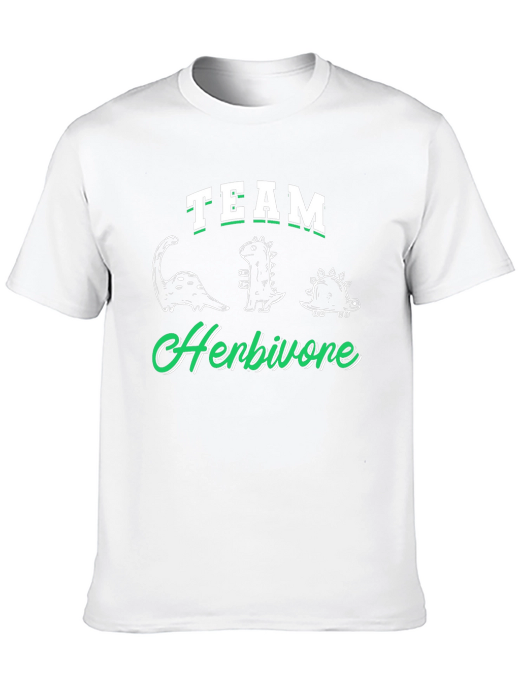 Team Herbivore Dinosaur T-Shirt - Cute Graphic Tee