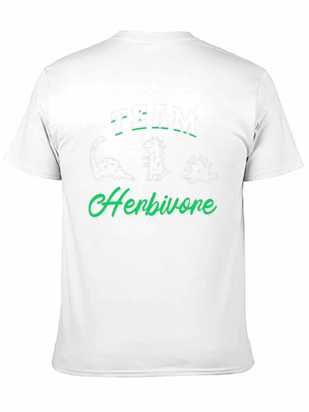 Team Herbivore Dinosaur T-Shirt - Cute Graphic Tee