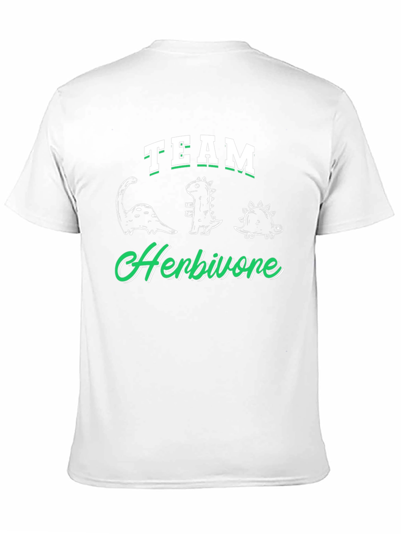 Team Herbivore Dinosaur T-Shirt - Cute Graphic Tee