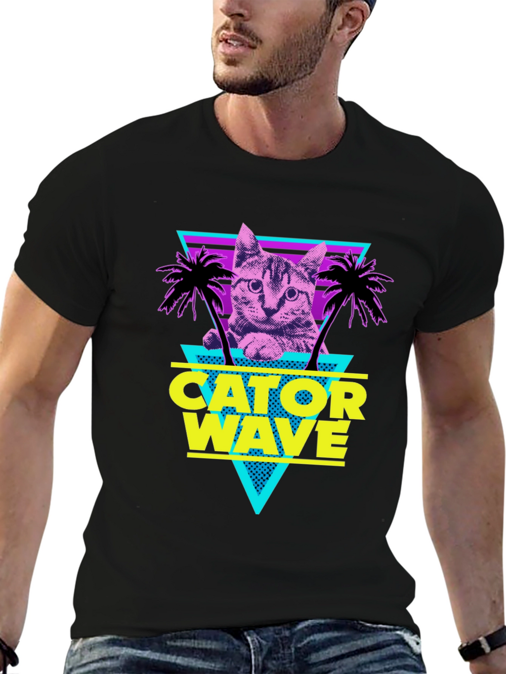 Cator Wave Black T-Shirt