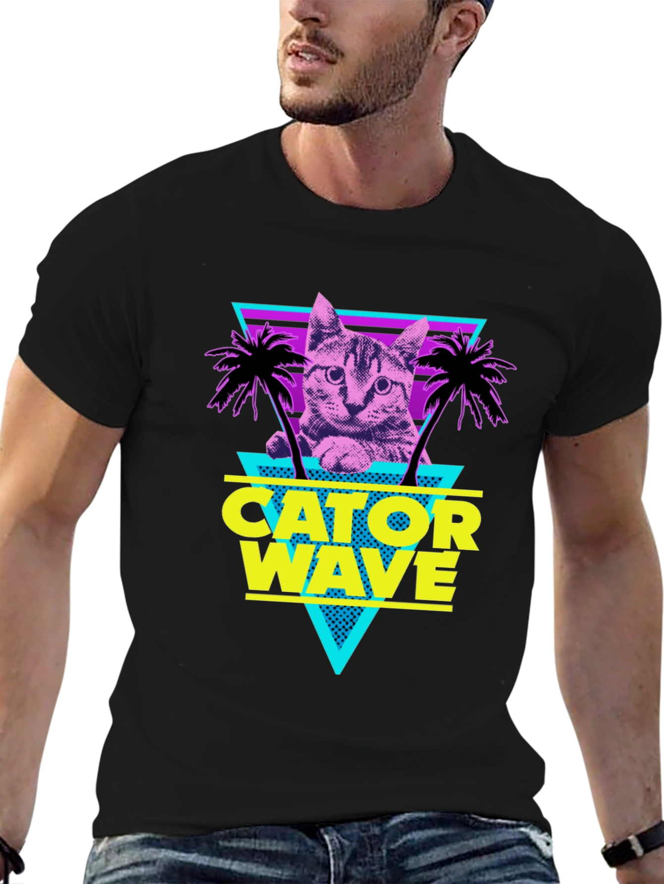 Cator Wave Black T-Shirt