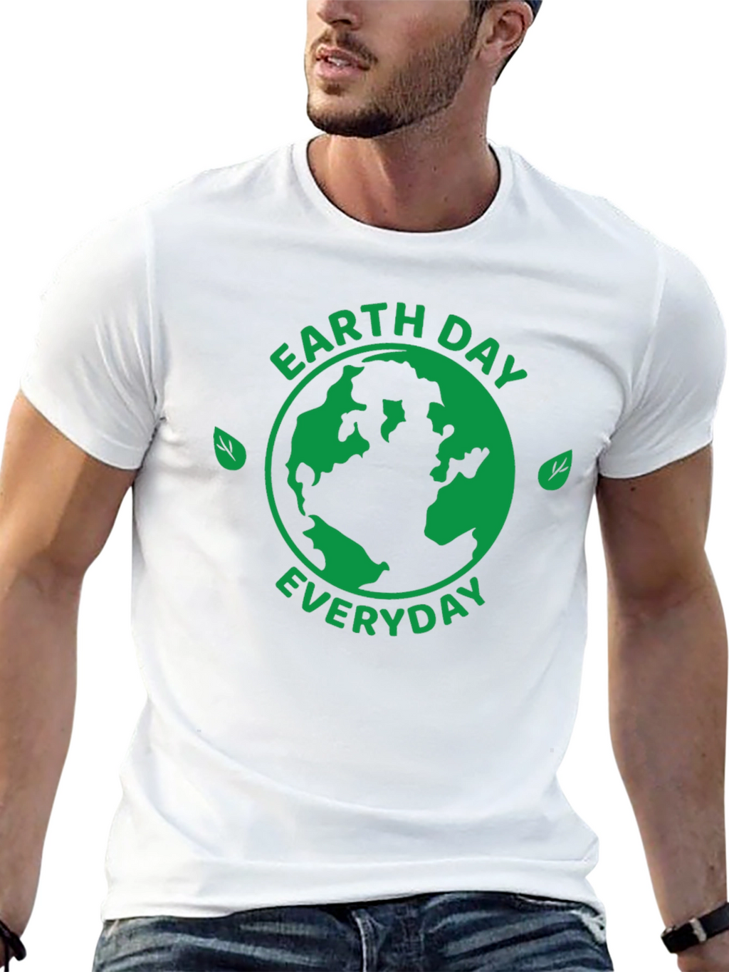 Earth Day Everyday Graphic Tee - Black