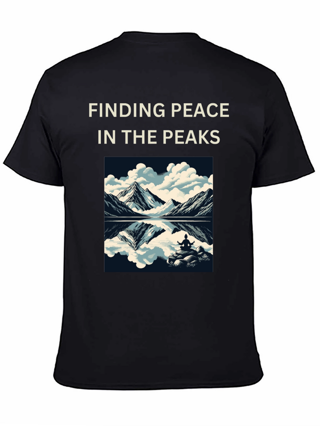 Finding Peace Tee: Mountain Meditation Shirt