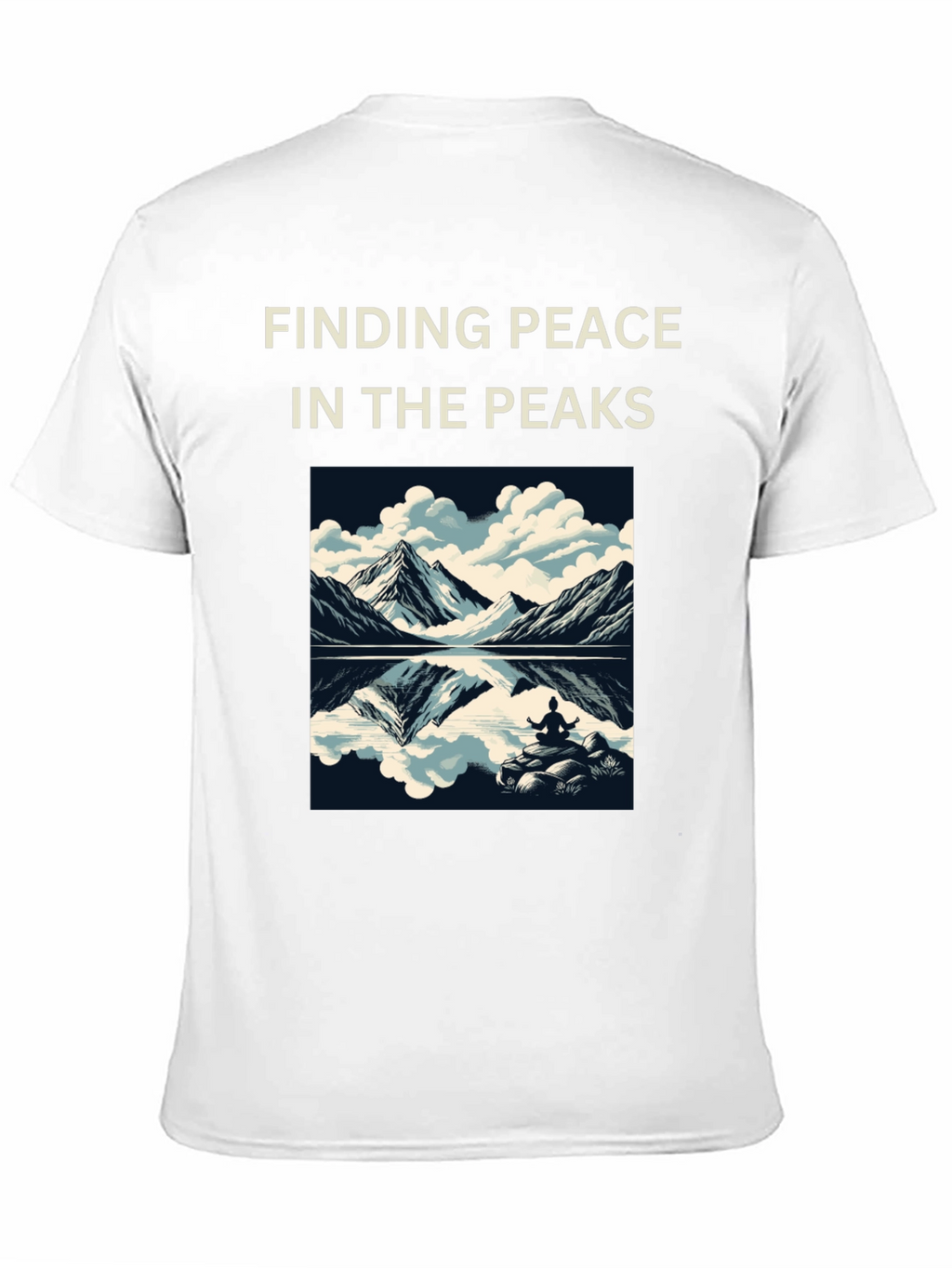 Finding Peace Tee: Mountain Meditation Shirt