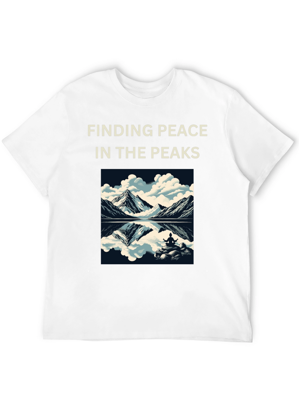 Finding Peace Tee: Mountain Meditation Shirt
