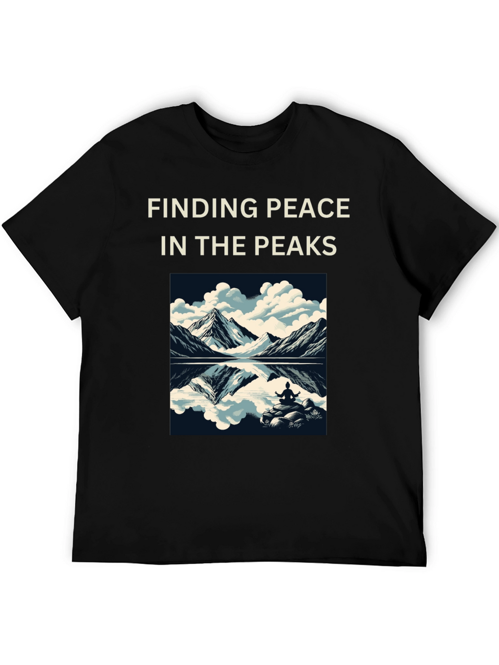 Finding Peace Tee: Mountain Meditation Shirt