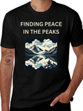 Finding Peace Tee: Mountain Meditation Shirt