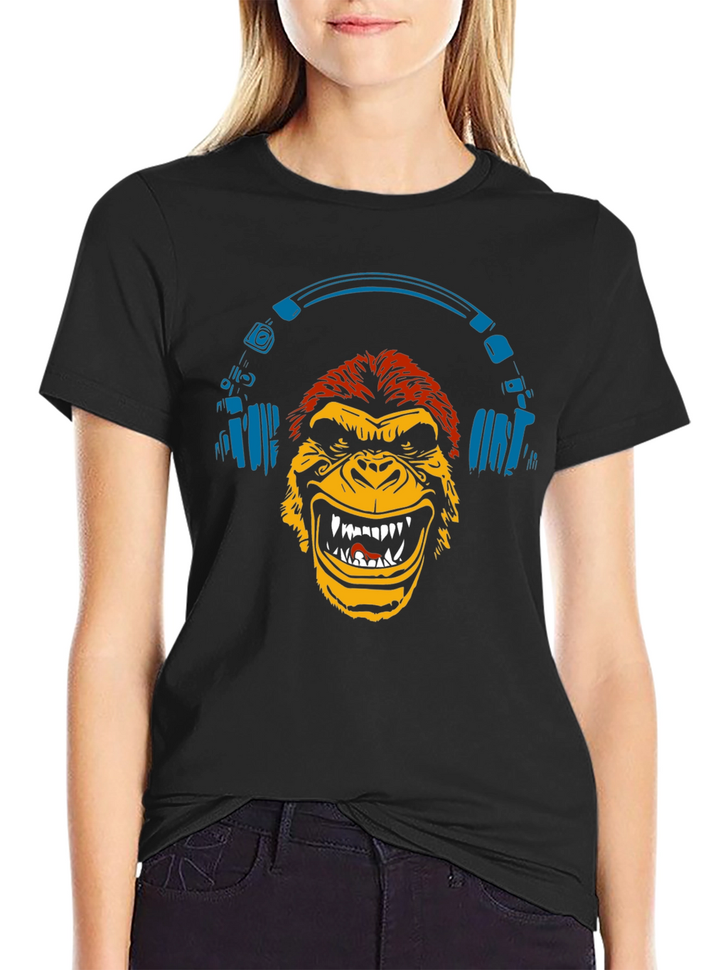 Monkey DJ Graphic Tee - Cool Urban Style