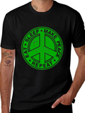 Eat Sleep Make Peace Repeat Graphic Tee
