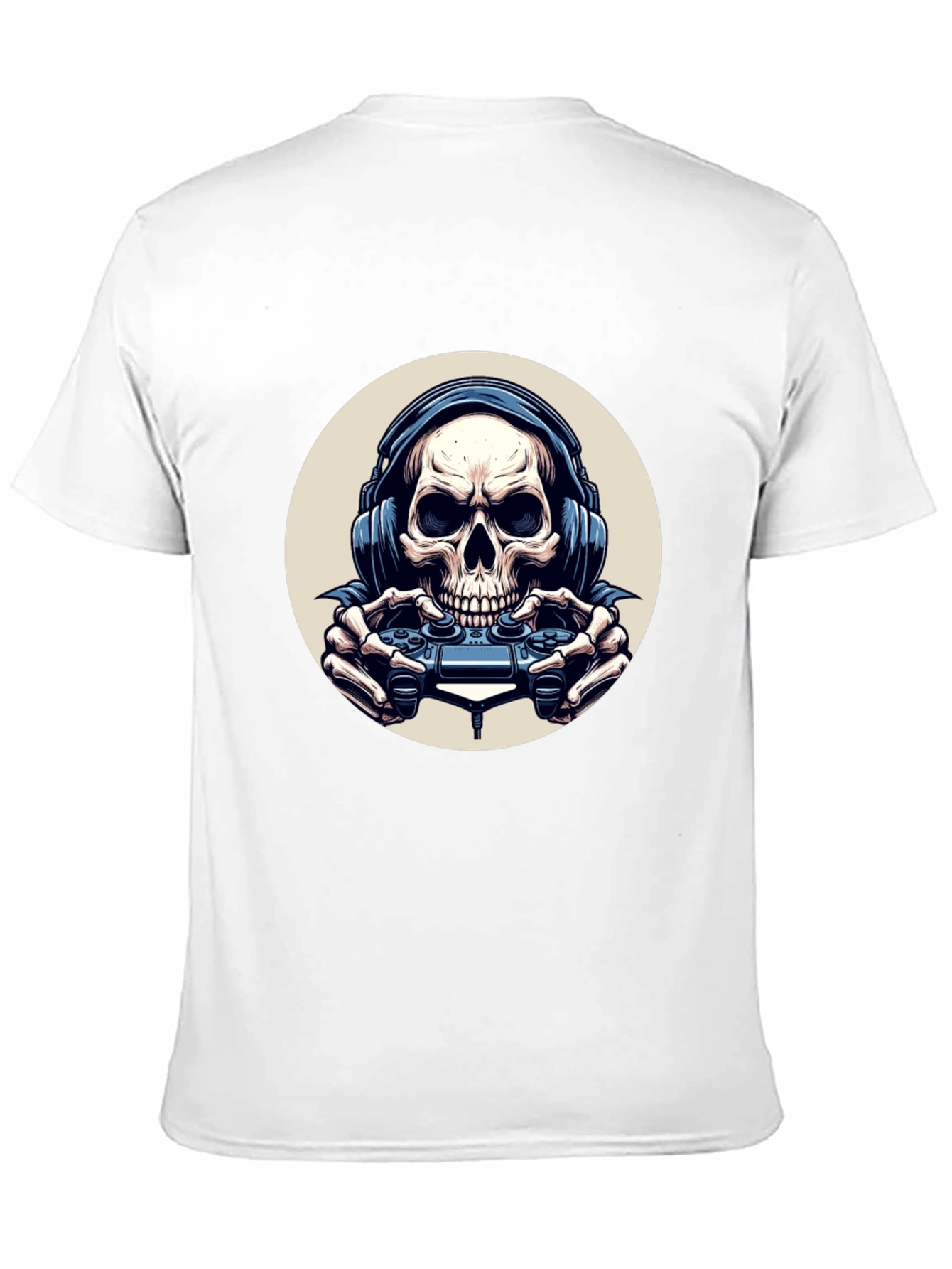 Skull Gamer Black T-Shirt