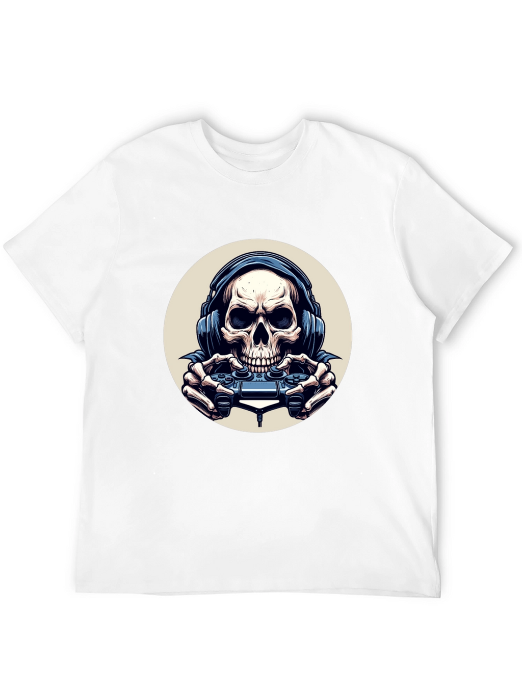 Skull Gamer Black T-Shirt