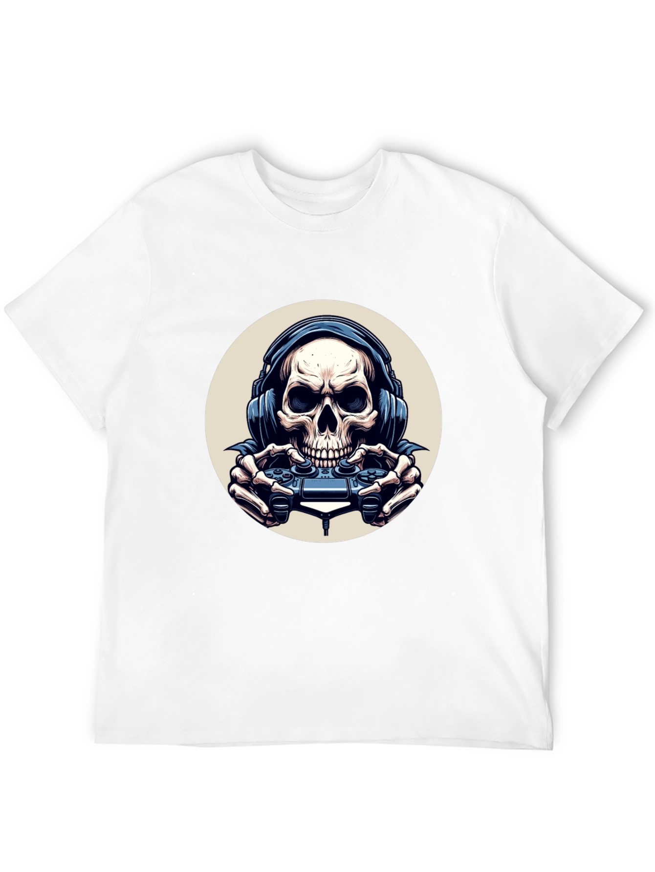 Skull Gamer Black T-Shirt