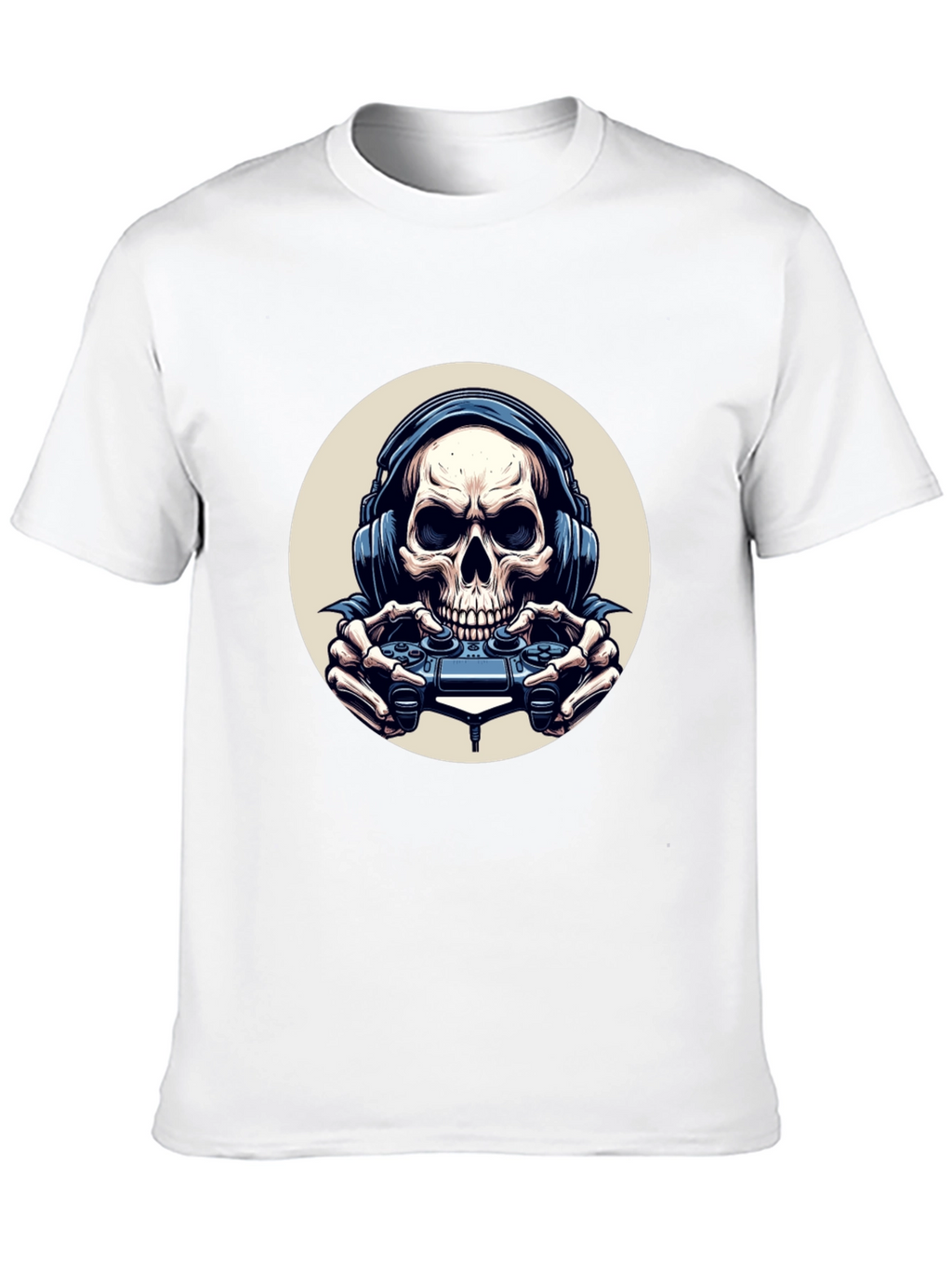 Skull Gamer Black T-Shirt