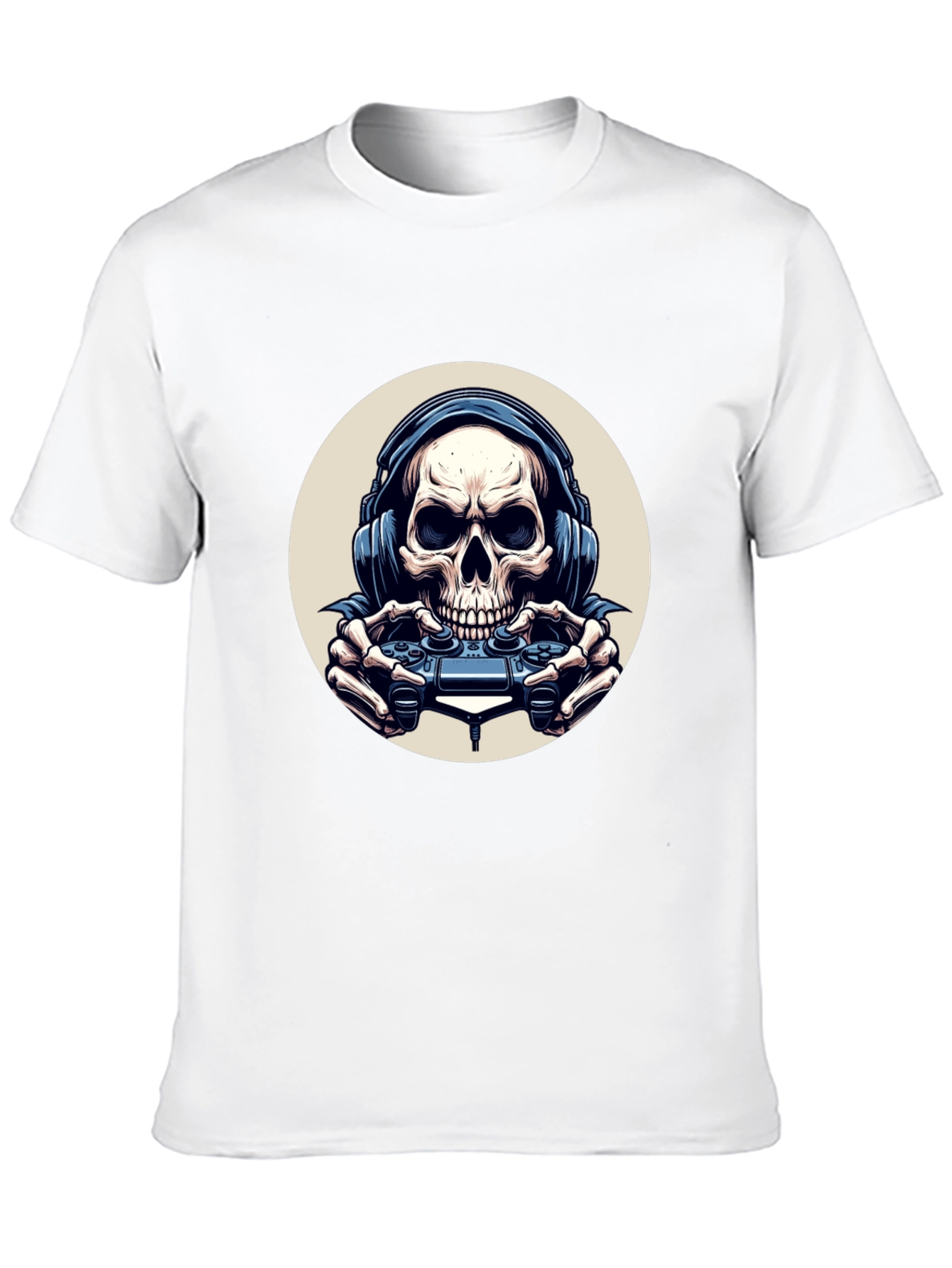 Skull Gamer Black T-Shirt