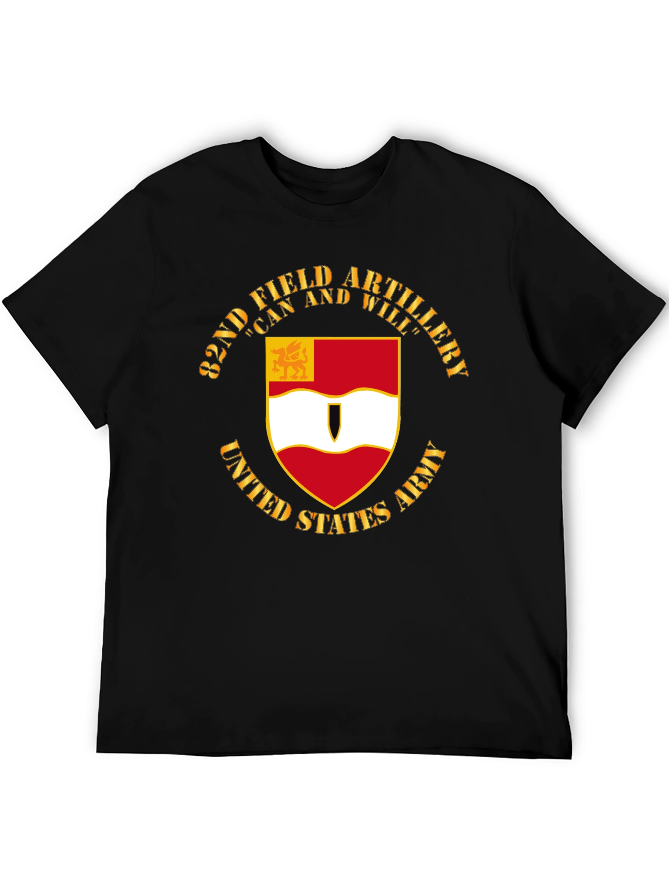 82nd Field Artillery T-Shirt: Can and Will